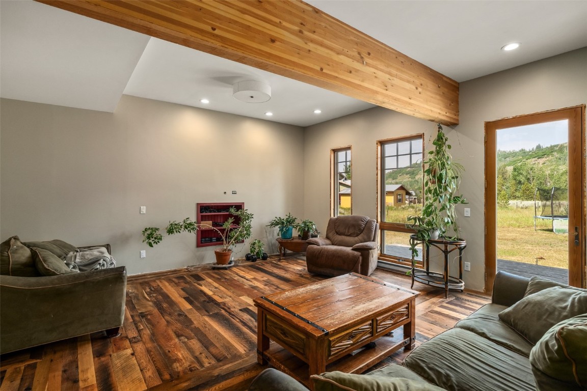 29195 River Drive Clark, CO 80428 - Photo 3 of 36 a living room with furniture and a flat screen tv
