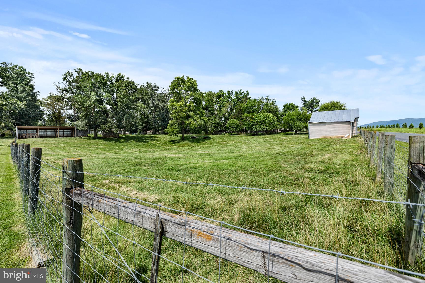 1275 Georgetown Road Mount Jackson, VA 22842 - Photo 3 of 45 a view of a garden from a balcony
