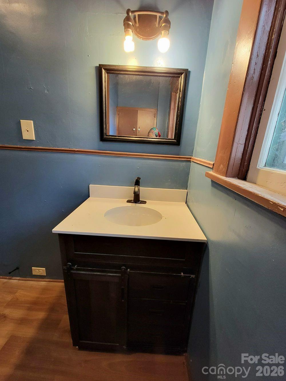 109 Ridge Avenue Salisbury, NC 28144 - Photo 16 of 20 a bathroom with a sink and a mirror