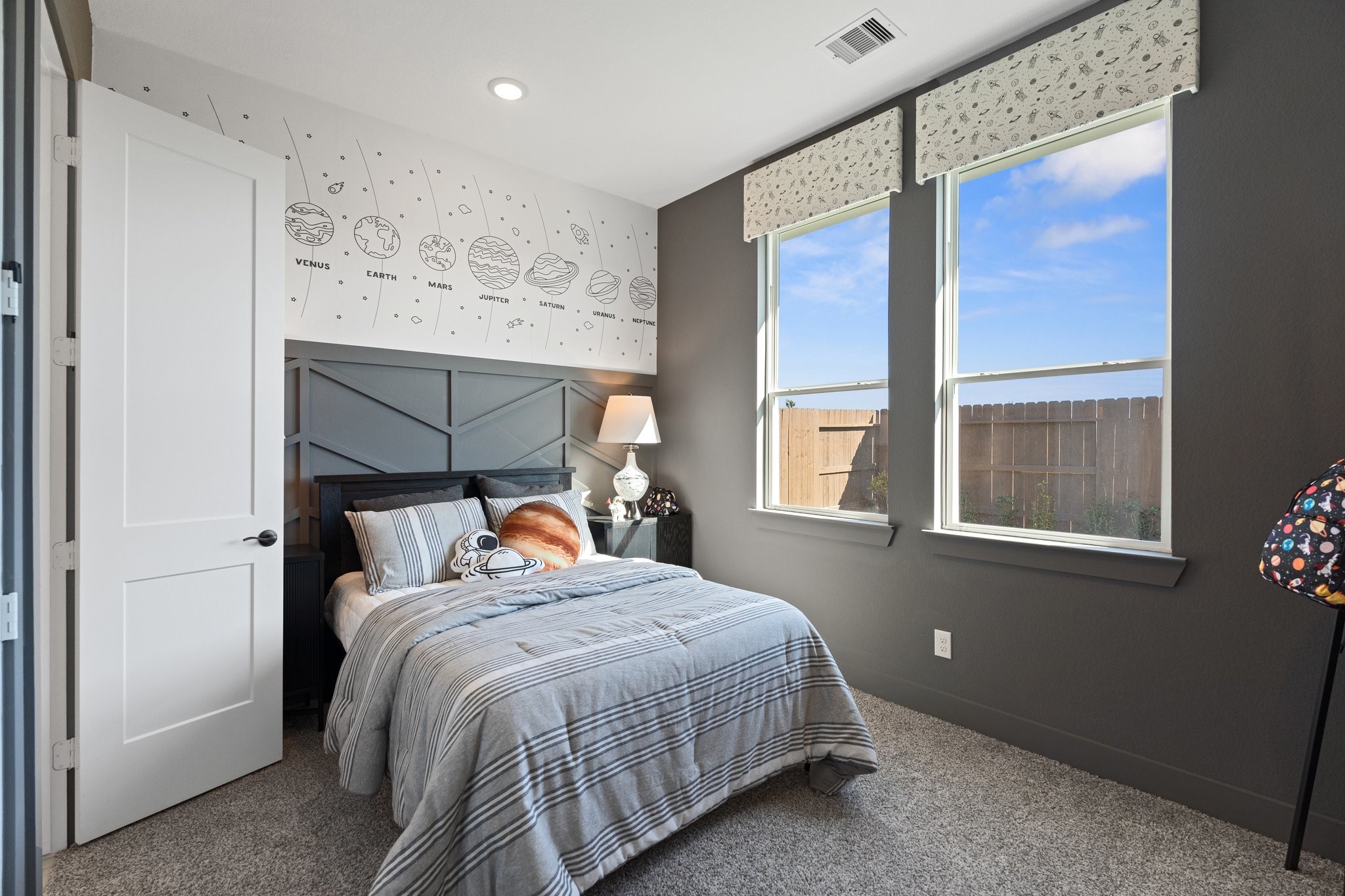 327 Afton Drive Rosenberg, TX 77471 - Photo 35 of 48 a bedroom with a bed and a window