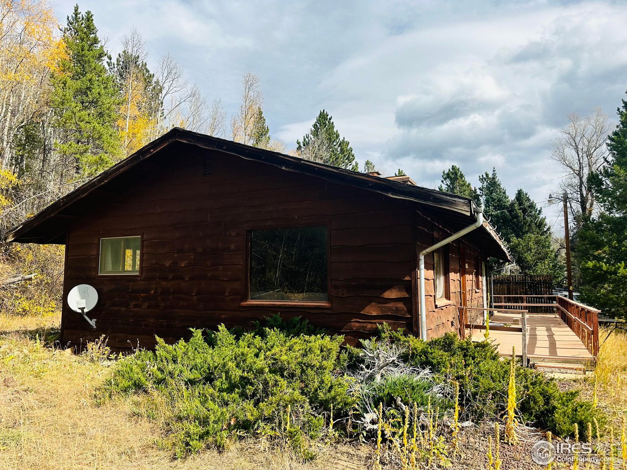 7880 Overland Road Ward, CO 80481 - Photo 1 of 1 a front view of a house with a yard
