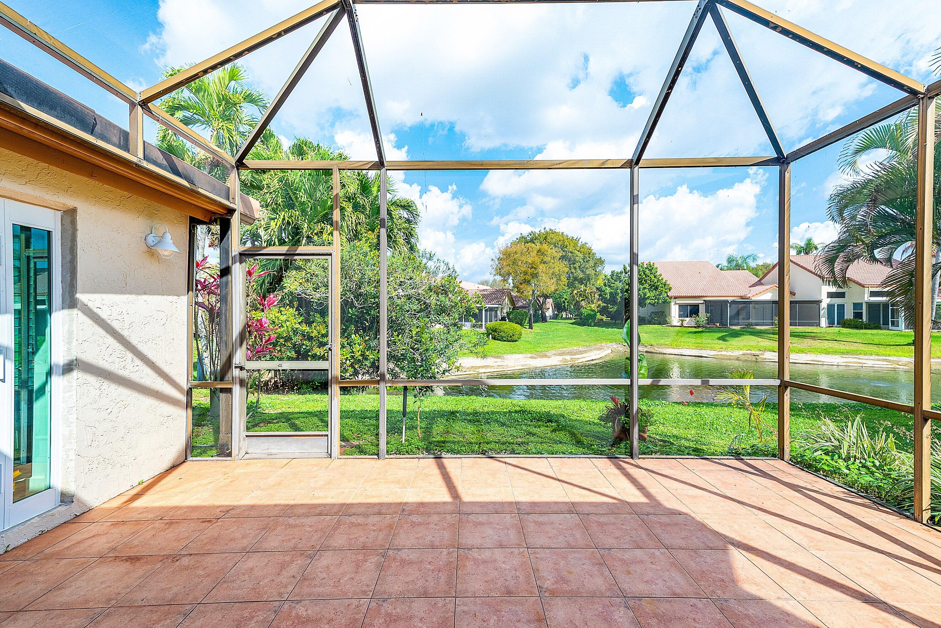23373 Water Circle Boca Raton, FL 33486 - Photo 36 of 66 screened porch