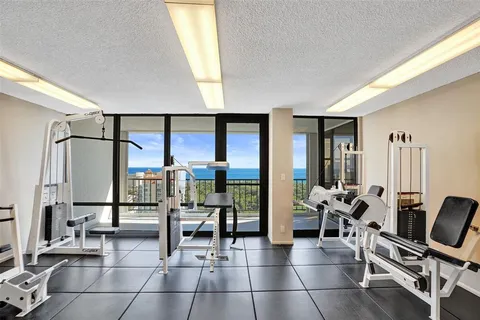 an outdoor view with a sitting space