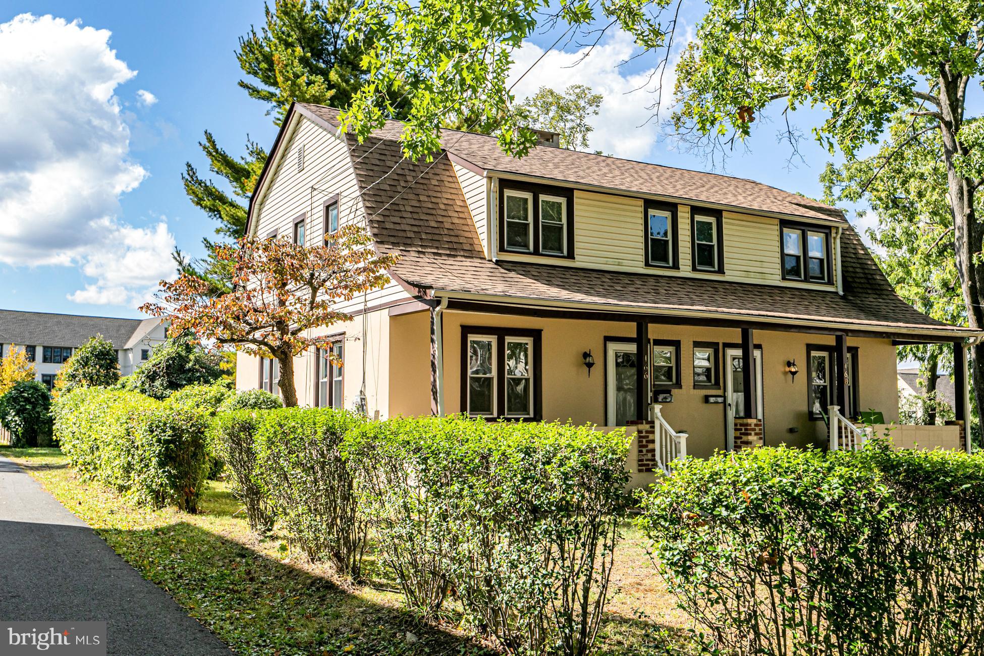 166 John Street Princeton, NJ 08540 - Photo 3 of 29 front view of a house with a garden