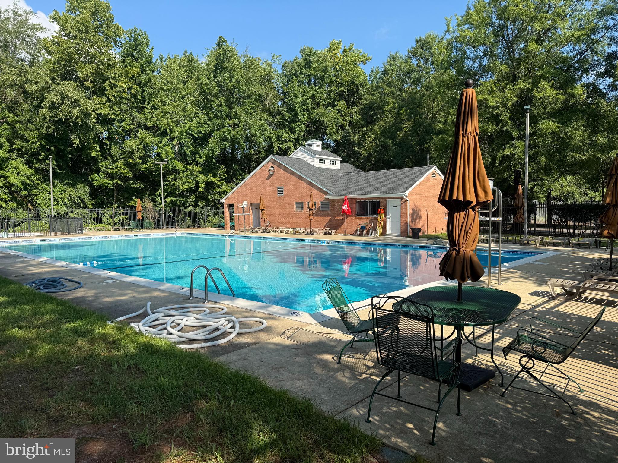 8573 Ritchboro Road District Heights, MD 20747 - Photo 18 of 19 a view of a backyard with a fountain