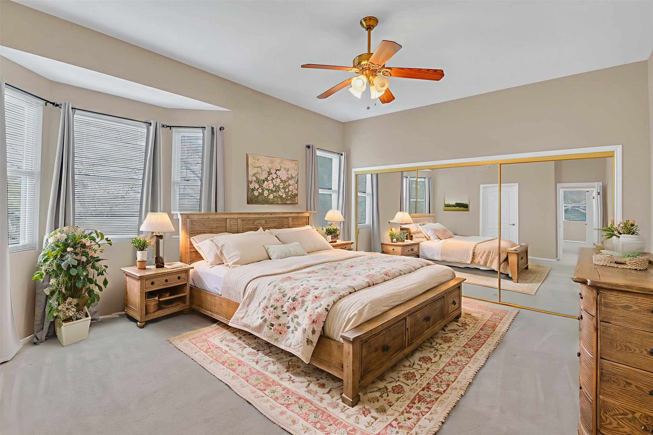 8108 Matchlock Cove Austin, TX 78729 - Photo 26 of 40 Bedroom with a closet, carpet, and a ceiling fan