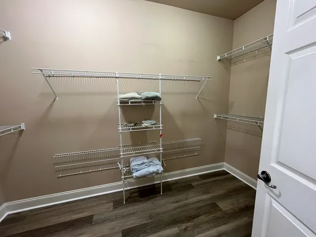 a room with storage and utility