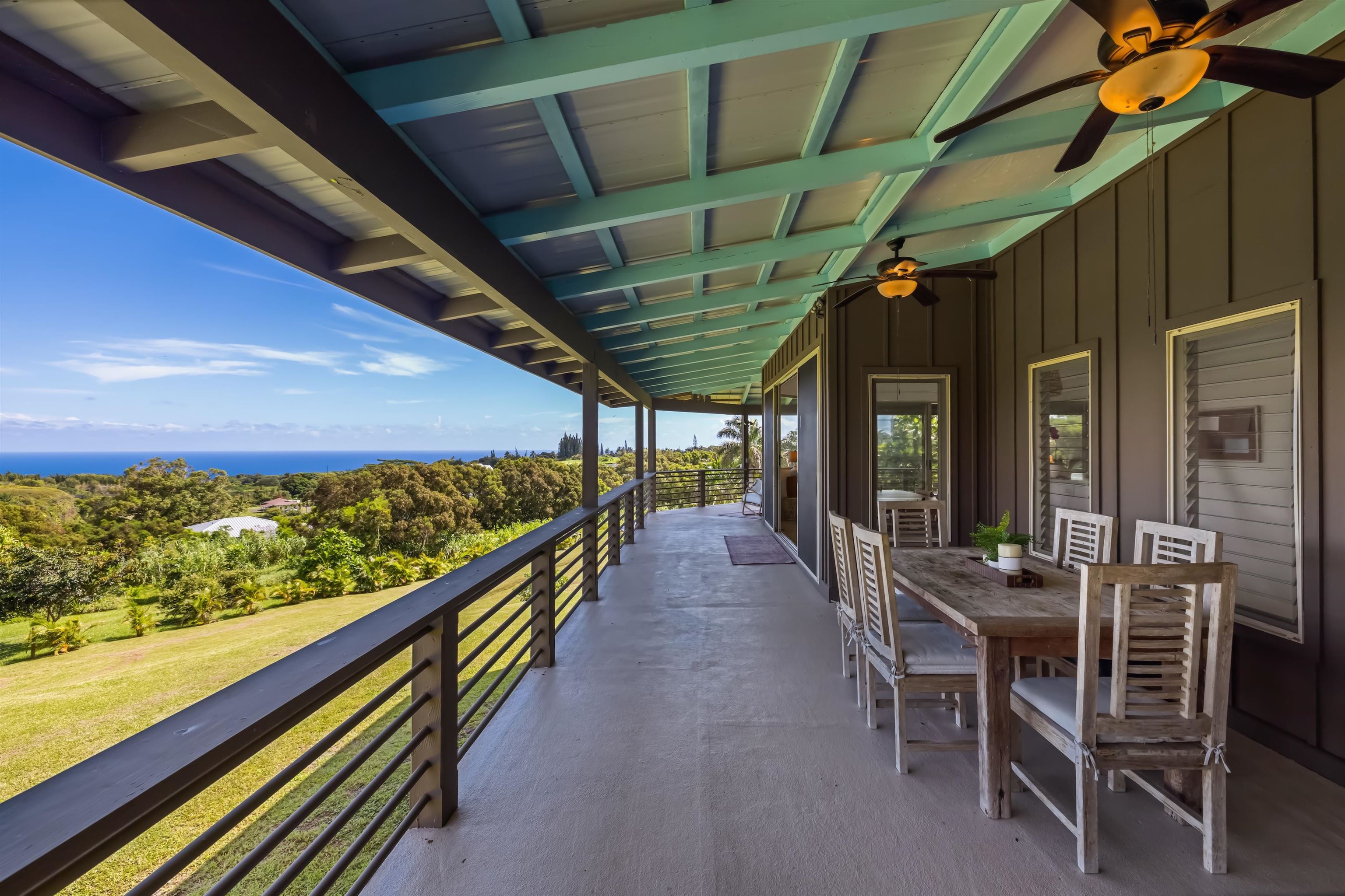 41 Leleaka Place, Unit A Haiku, HI 96708 - Photo 24 of 40 a view of a patio with a table and chairs