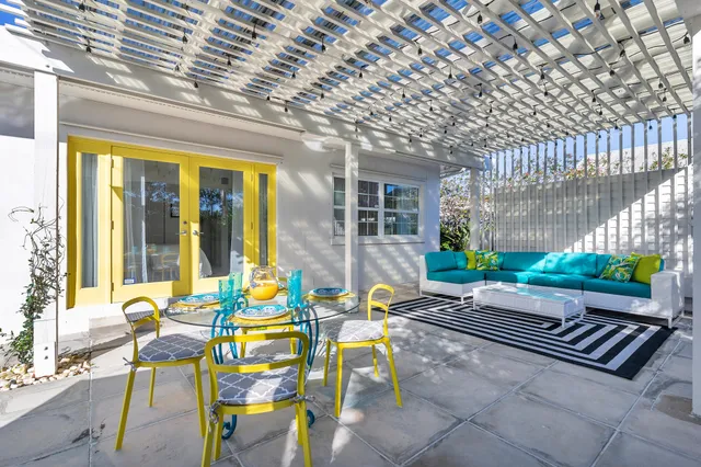 a view of yard with patio