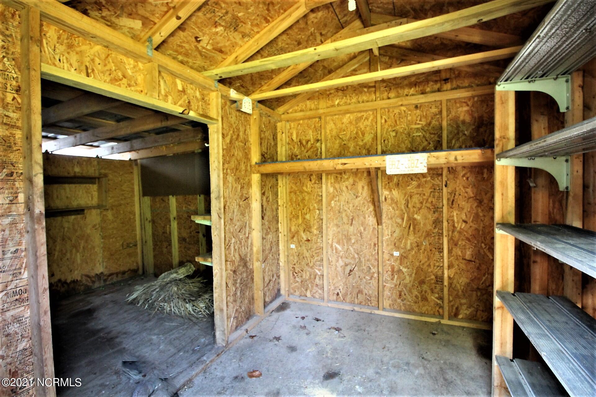1085 Temples Point Road Havelock, NC 28532 - Photo 41 of 41 Interior shot of storage shed