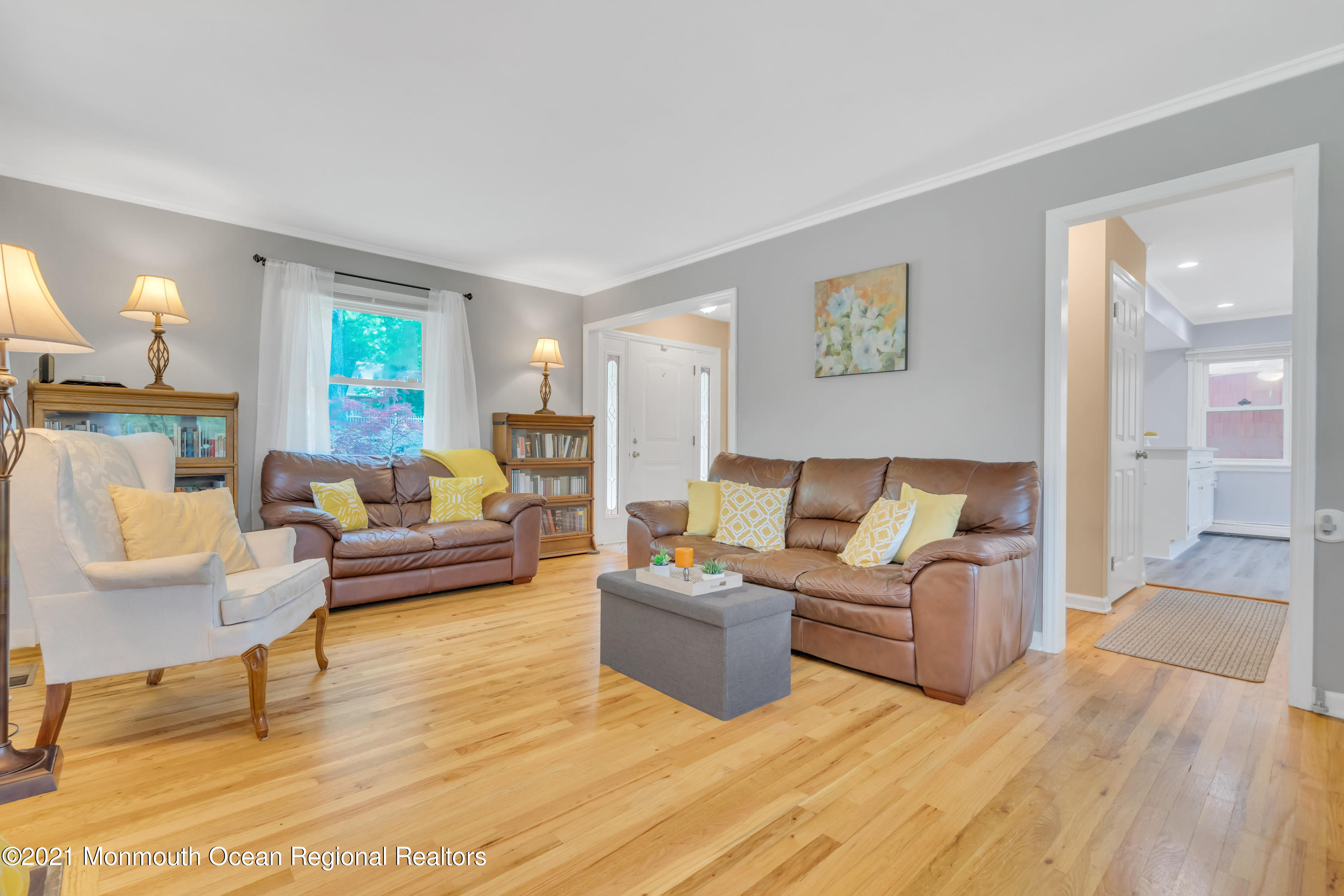 1675 Forge Pond Road Brick, NJ 08724 - Photo 14 of 69 a living room with furniture and a wooden floor
