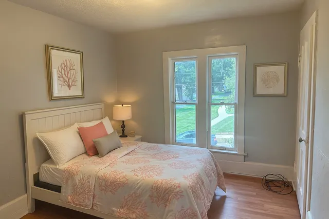 a front view of house