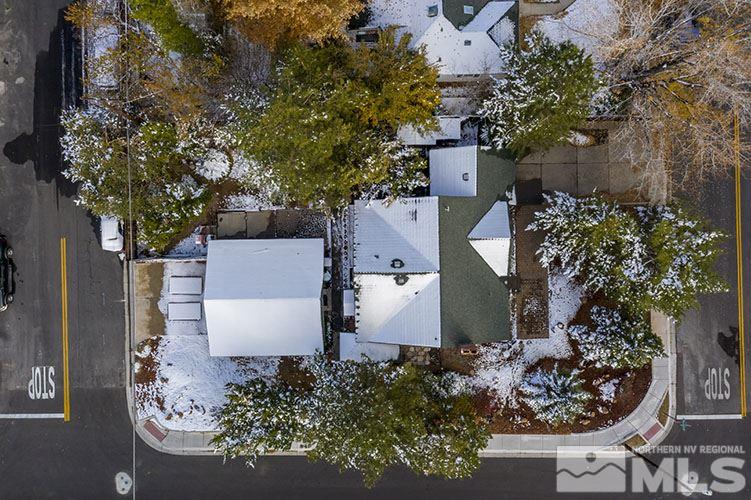 844 Whitaker Drive Reno, NV 89503 - Photo 14 of 34 an aerial view of a house with garden space and street view