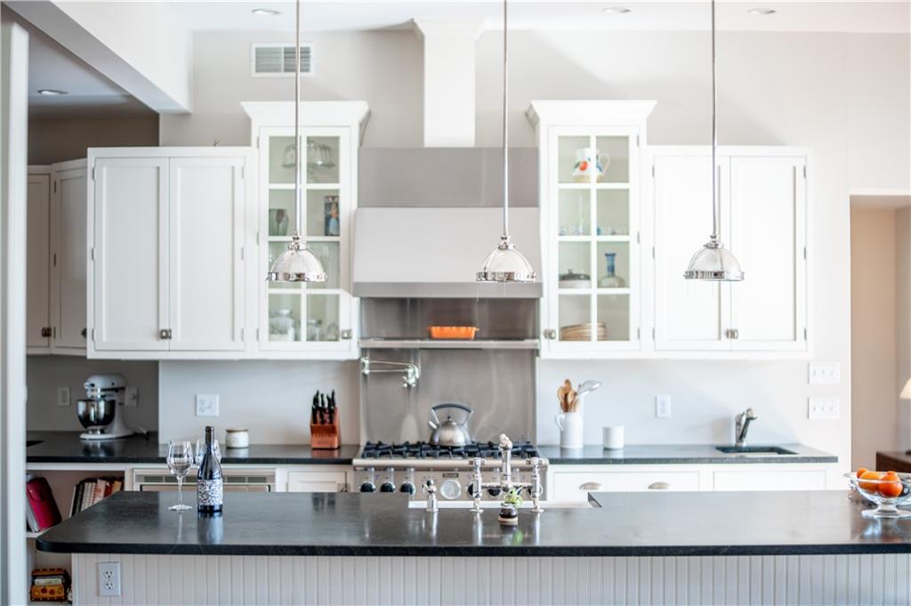 401 Redgate Road Sewickley, PA 15143 - Photo 19 of 50 a kitchen with stainless steel appliances granite countertop a sink and cabinets