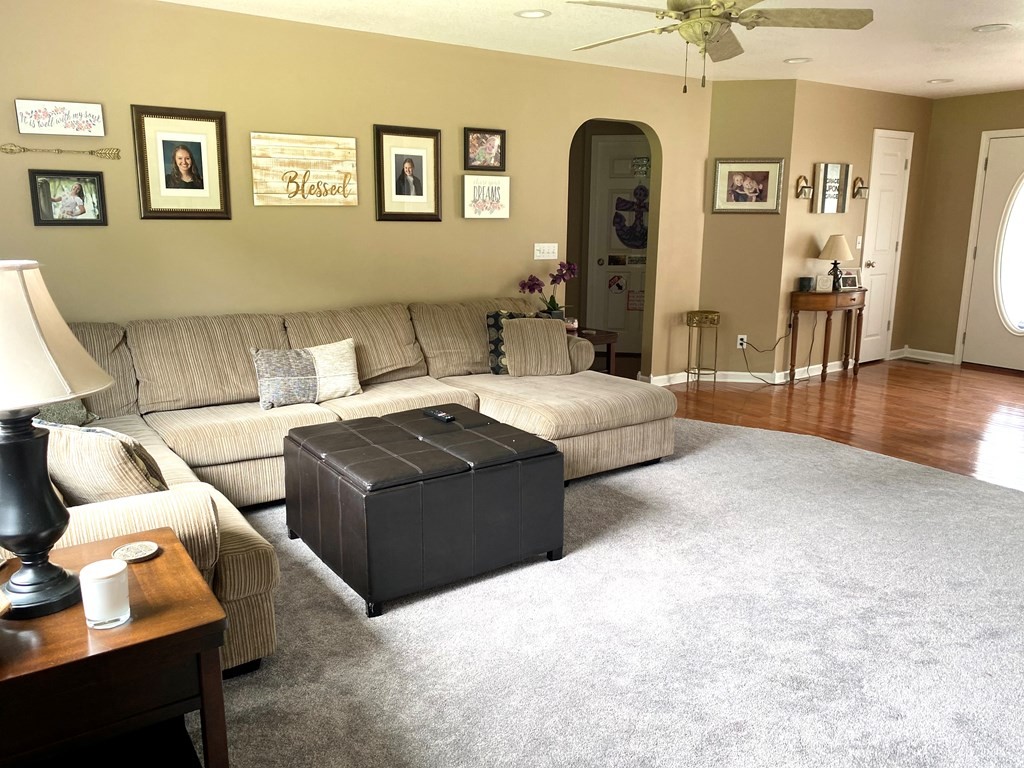 210 Clarks Store Sinking Fork Road Cerulean, KY 42215 - Photo 4 of 45 a living room with couches and painting on the wall