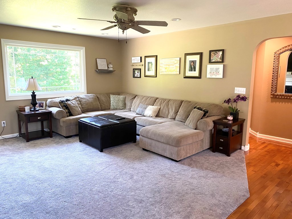 210 Clarks Store Sinking Fork Road Cerulean, KY 42215 - Photo 5 of 45 a living room with furniture and a large window