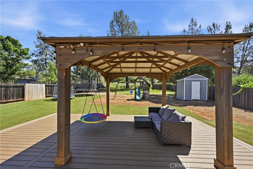 16906 Greenridge Road Hidden Valley Lake, CA 95467 - Photo 18 of 24 a view of a swimming pool with a patio