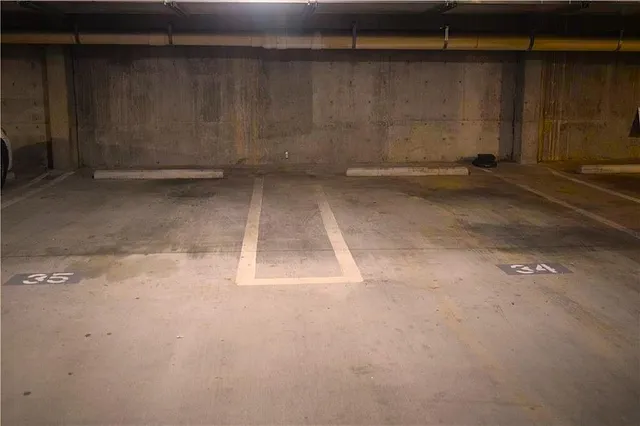 a view of room with stairs