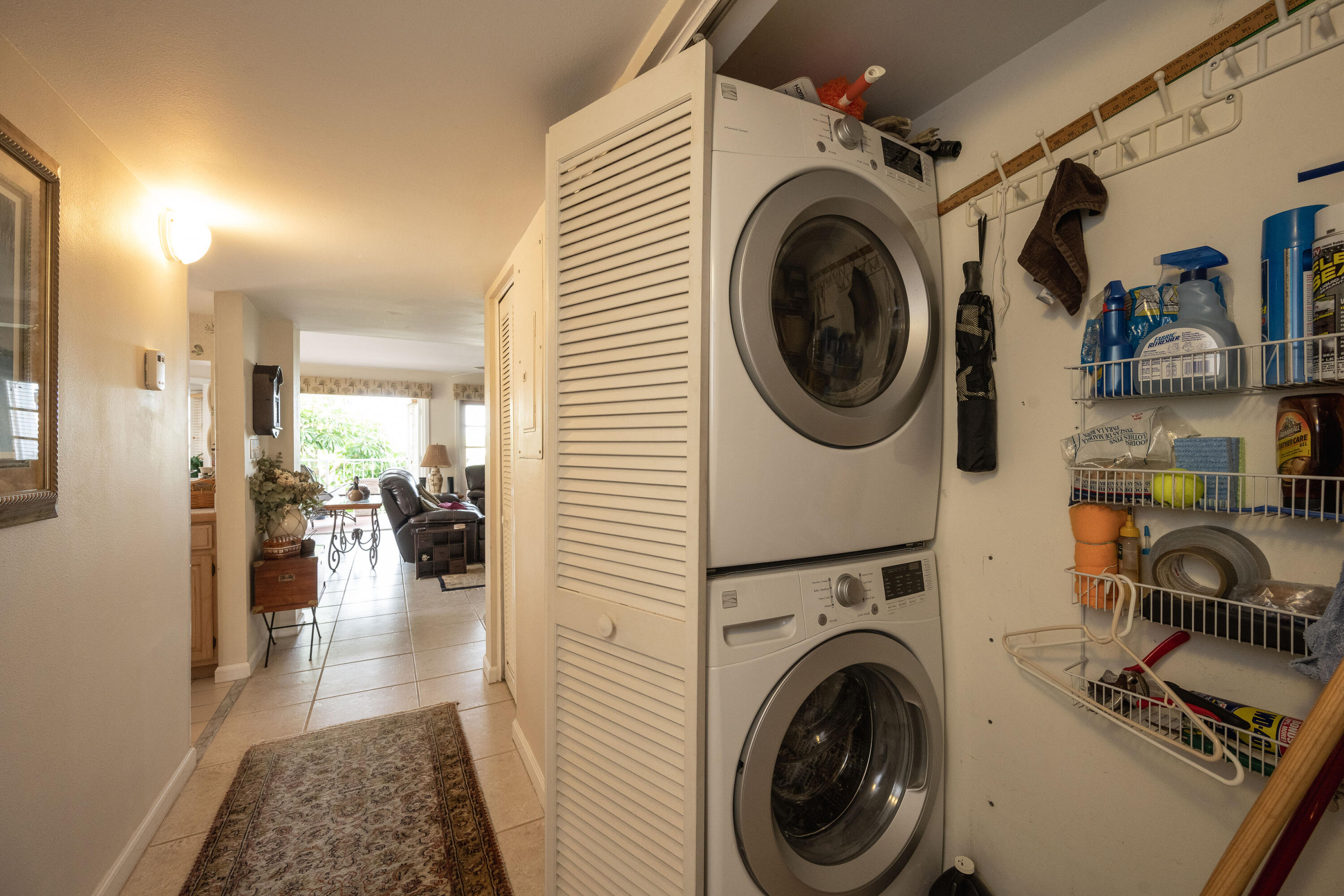 30 Hilton Haven Road, Unit 2A Key West, FL 33040 - Photo 19 of 42 a view of a hallway with washer and dryer