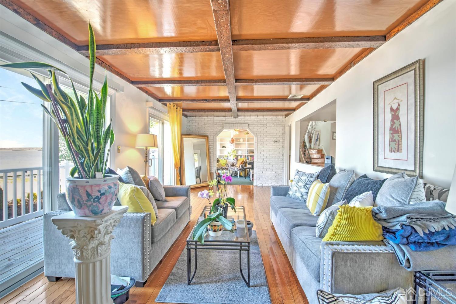 315 Beach Drive Keyport, NJ 07735 - Photo 12 of 40 a living room with furniture and a large window