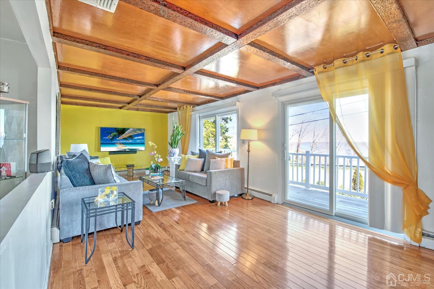 315 Beach Drive Keyport, NJ 07735 - Photo 8 of 40 a living room with furniture and a large window
