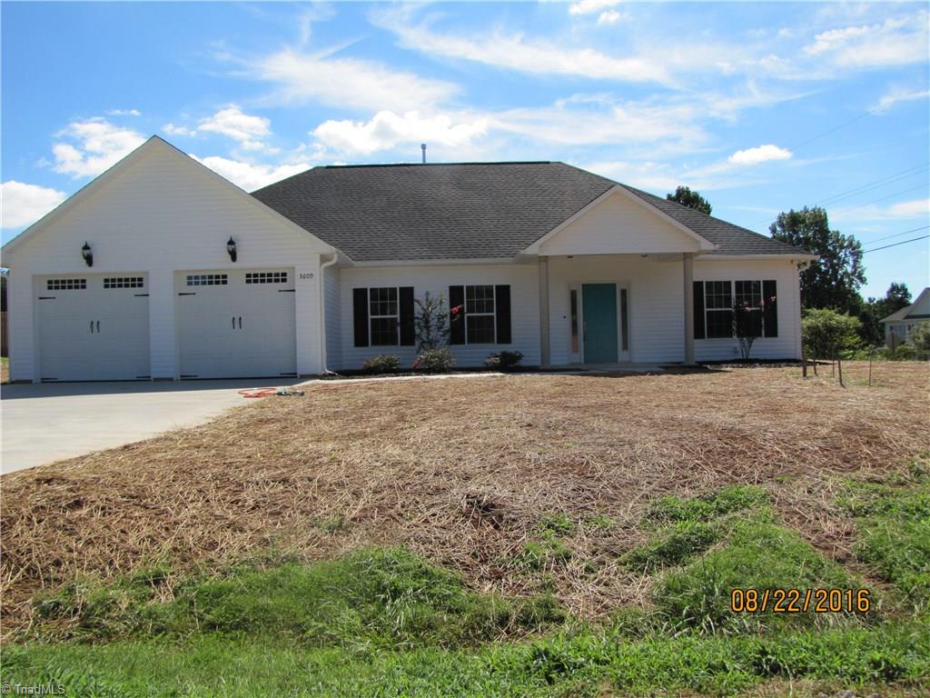 3609 Ruby Road Winston-Salem, NC 27106 - Photo 1 of 27 New Construction! 2016. 4BR/2BA ranch w/two car garage on large lot. Over 2200 square feet on one level.