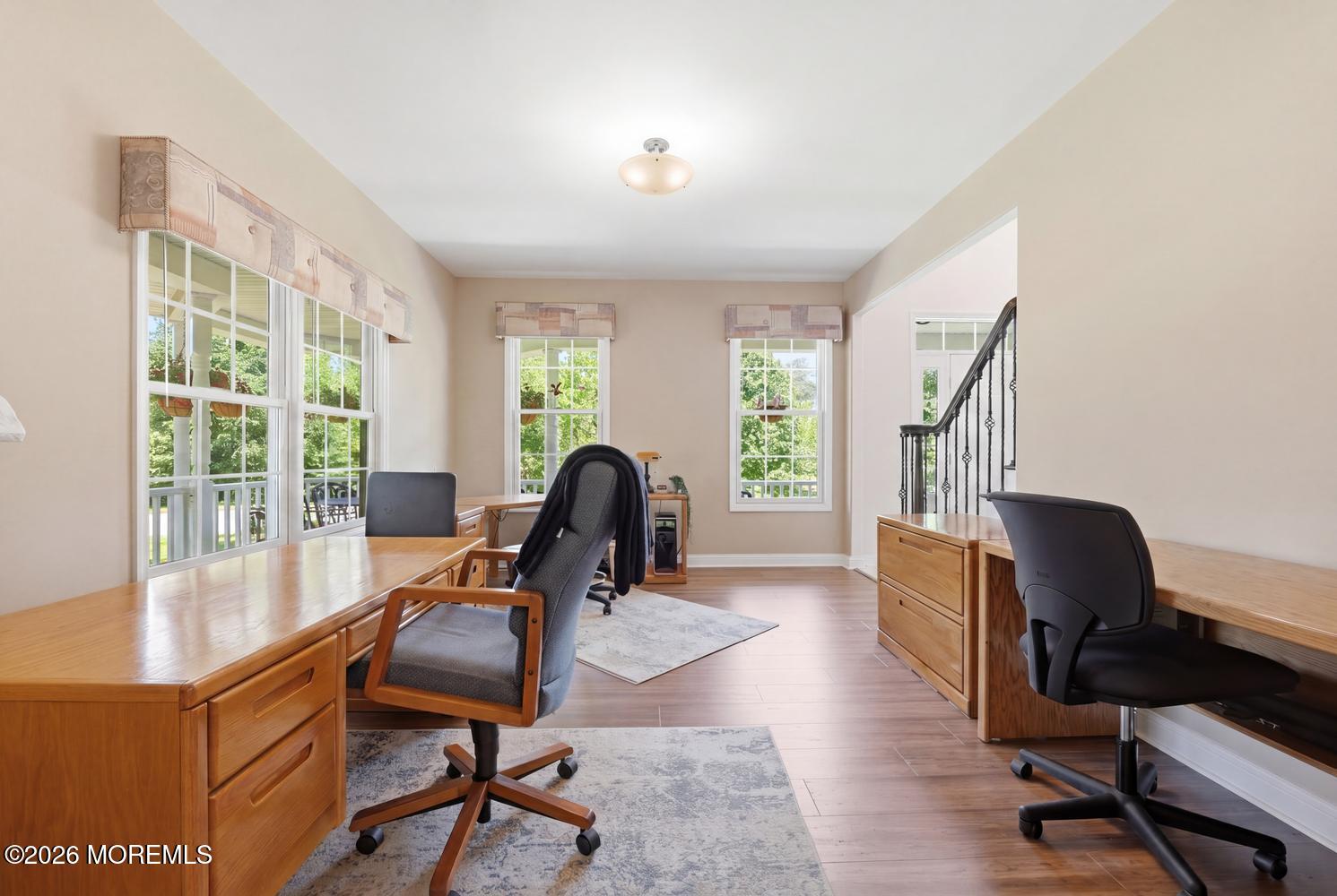 7 Cherry Tree Lane Cream Ridge, NJ 08514 - Photo 6 of 47 a view of a workspace with furniture and a window