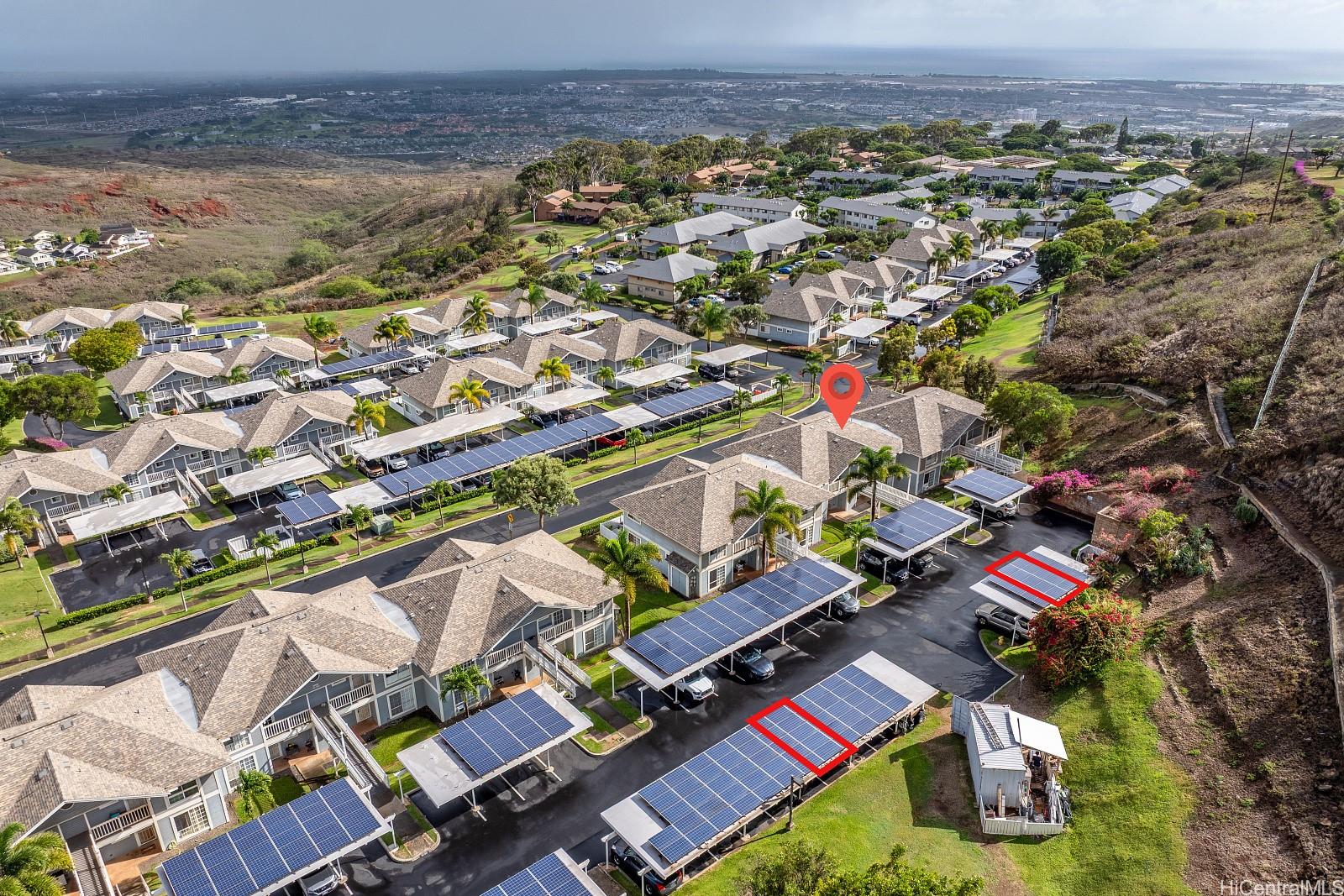 92-905 Hame Place, Unit 19203 Kapolei, HI 96707 - Photo 21 of 23 an aerial view of residential houses with outdoor space