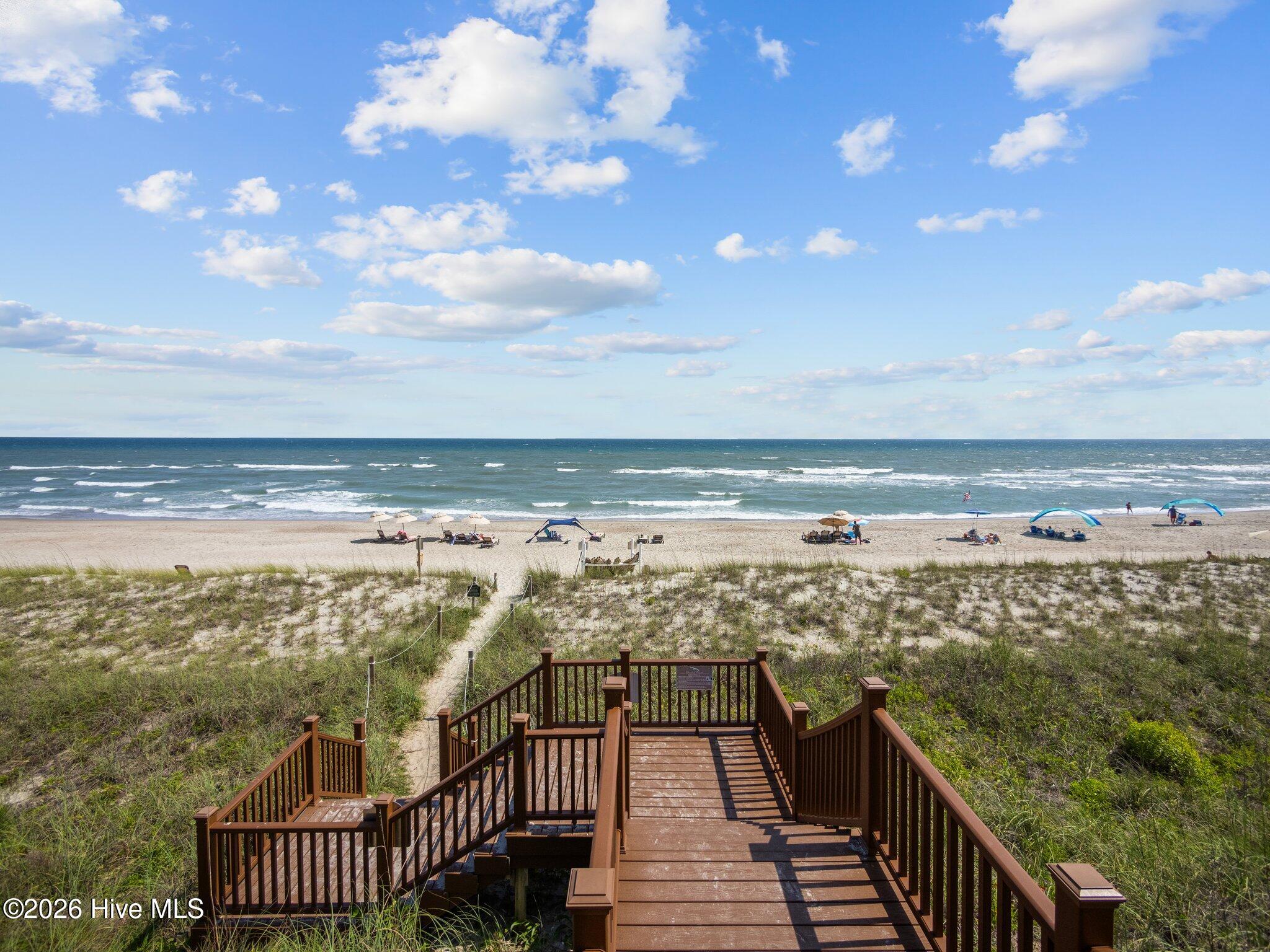 1435 Salter Path Road, Unit K3 Indian Beach, NC 28512 - Photo 7 of 22 Boardwalk to Grande Villas Private Beach
