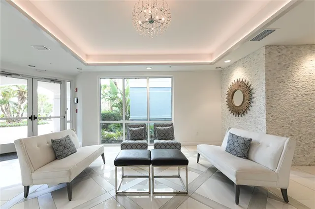 a picture of a bench in a building