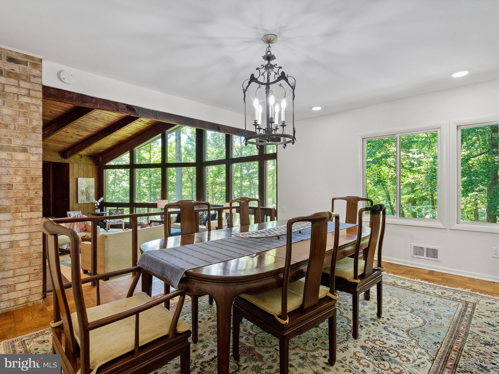 10420 Glen Road Potomac, MD 20854 - Photo 23 of 54 a view of a dining room with furniture window and outside view