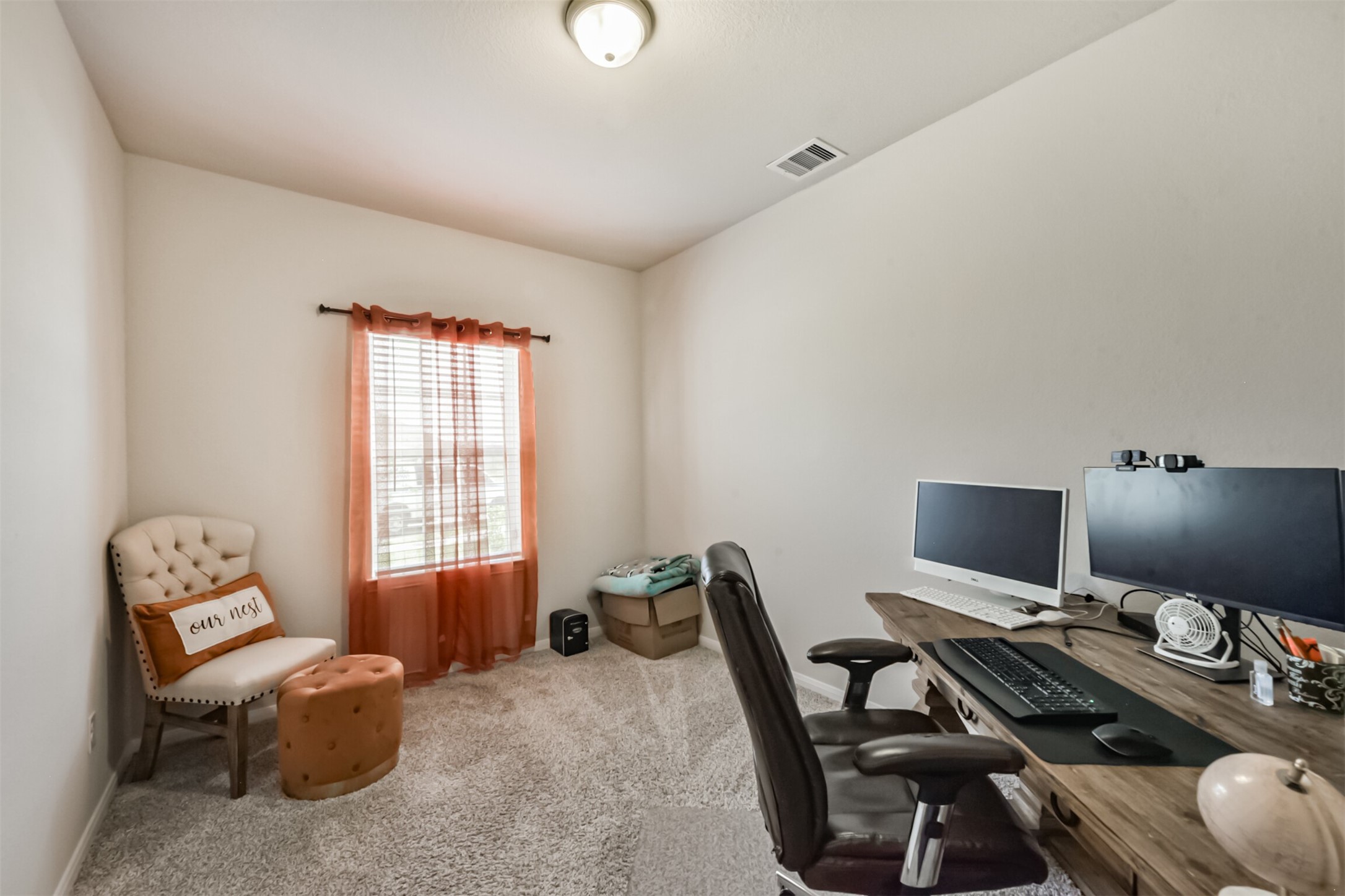 3607 Crosspointe Pass Angleton, TX 77515 - Photo 5 of 46 a view of a workspace with furniture and a window