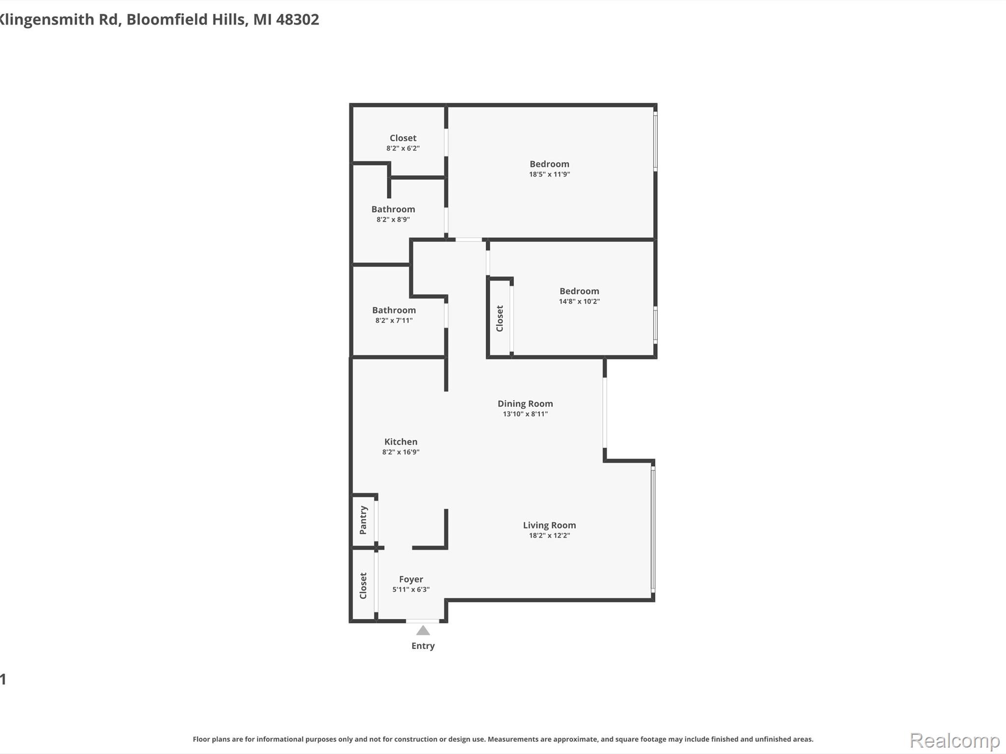 1975 Klingensmith Road, Unit 26 Bloomfield Hills, MI 48302 - Photo 21 of 21 01-Floor-1.jpg