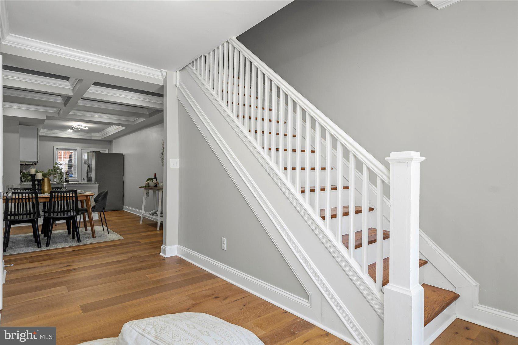 3814 Flowerton Road Baltimore, MD 21229 - Photo 3 of 42 a view of entryway and hall with wooden floor