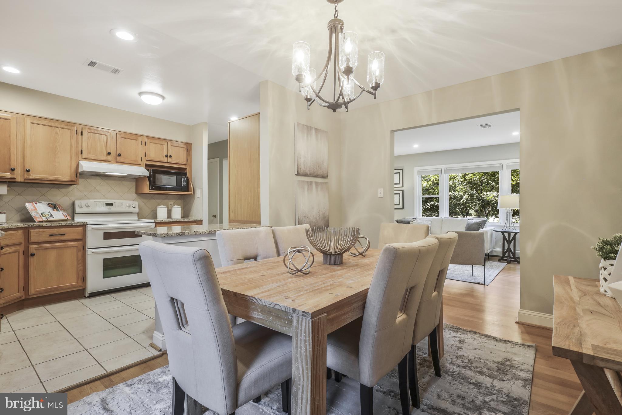 5512 Brookland Road Alexandria, VA 22310 - Photo 12 of 34 dining room, kitchen, living room