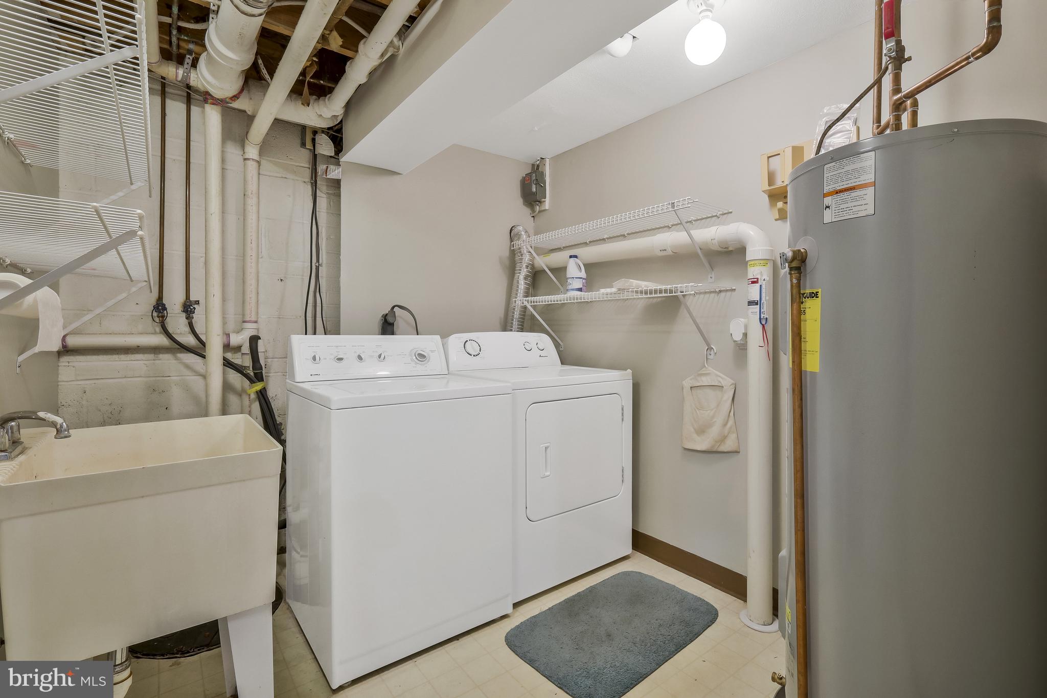 5512 Brookland Road Alexandria, VA 22310 - Photo 29 of 34 Dedicated basement laundry room