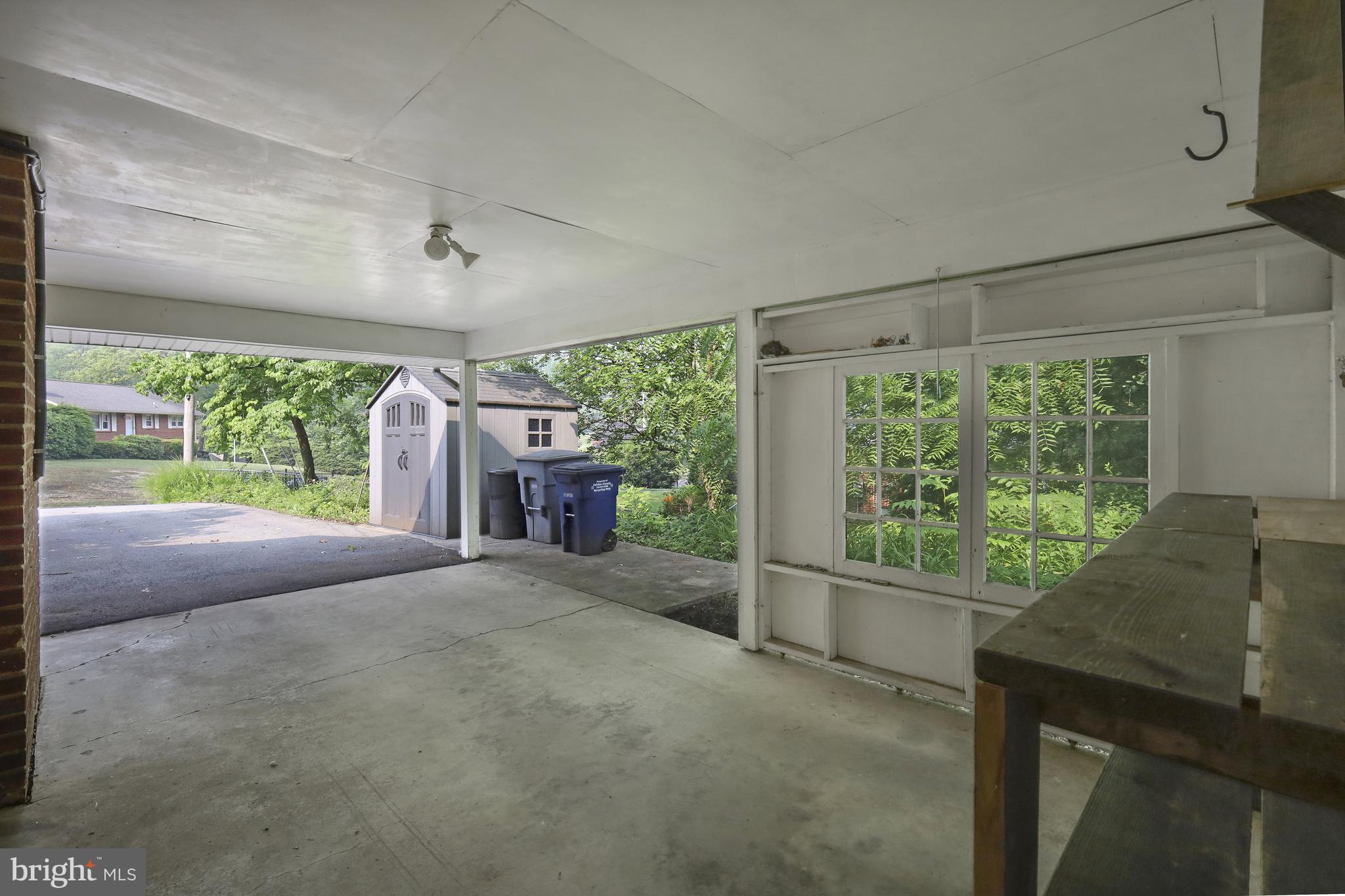 5512 Brookland Road Alexandria, VA 22310 - Photo 32 of 34 carport, work bench, lots of storage & shed