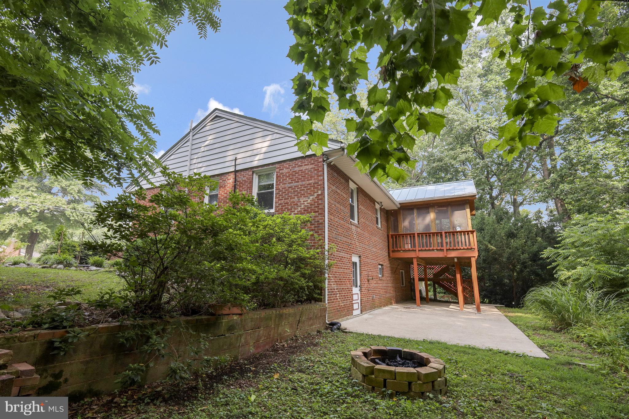 5512 Brookland Road Alexandria, VA 22310 - Photo 34 of 34 fire pit in rear yard