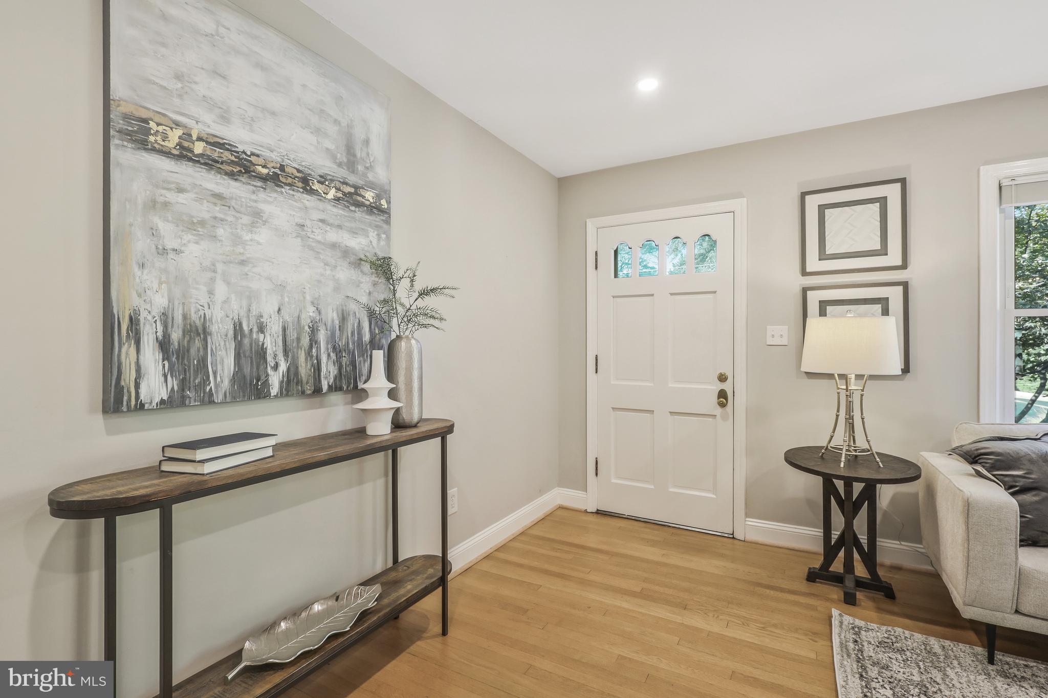 5512 Brookland Road Alexandria, VA 22310 - Photo 6 of 34 front door from inside living room