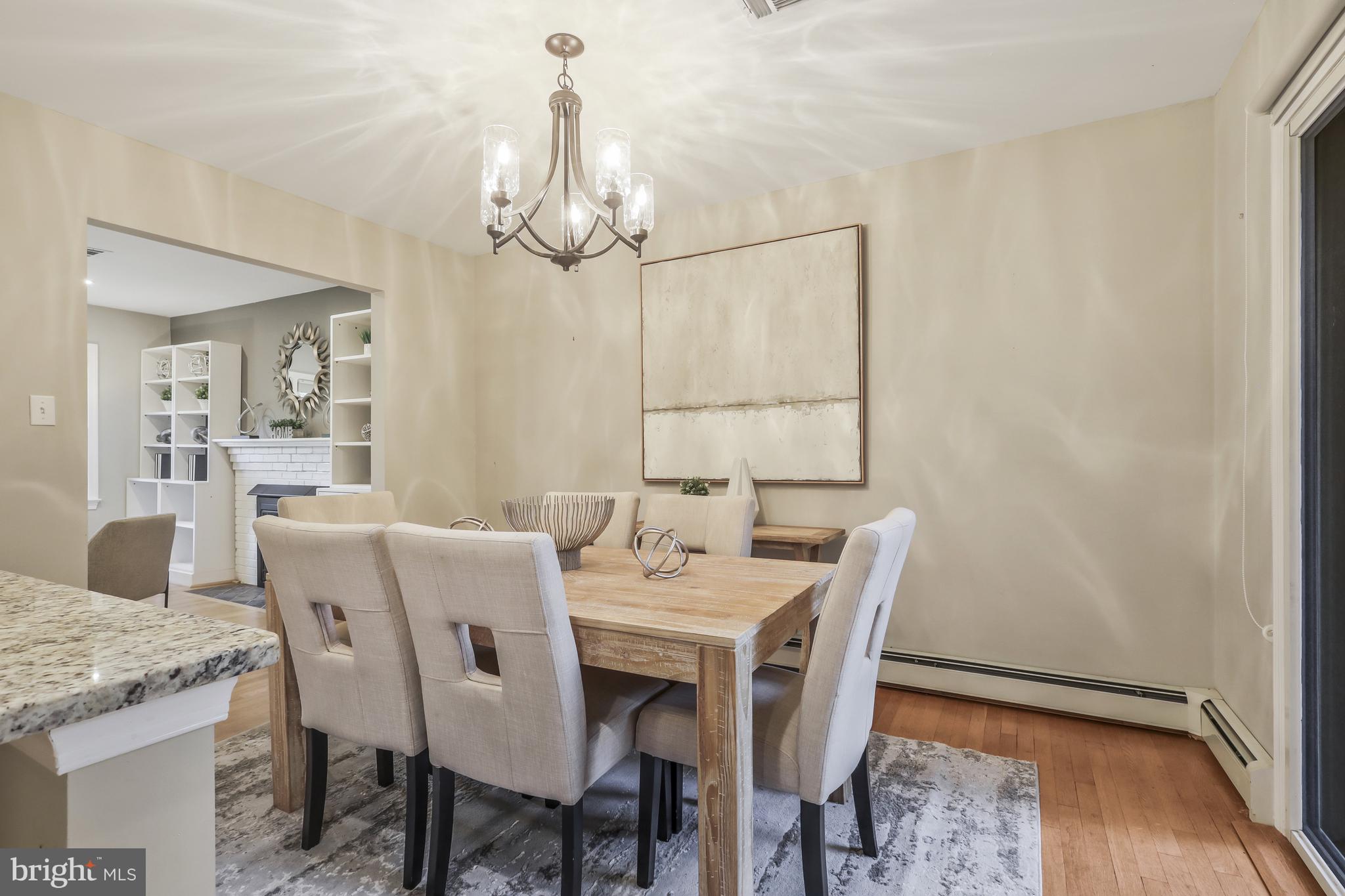 5512 Brookland Road Alexandria, VA 22310 - Photo 10 of 34 dining room w/ hardwoods