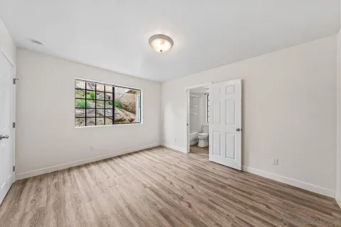 wooden floor in an empty room