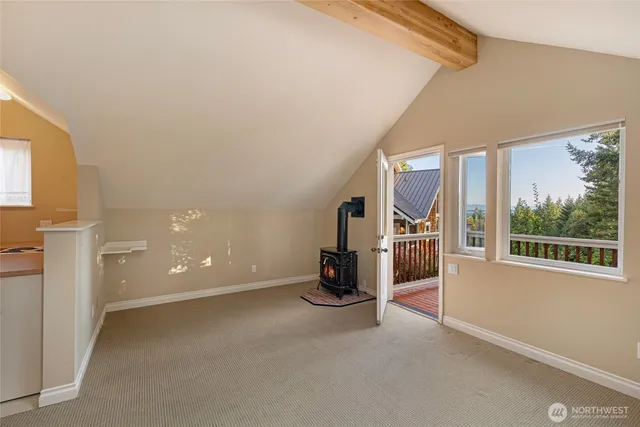 a view of a livingroom with a staircase