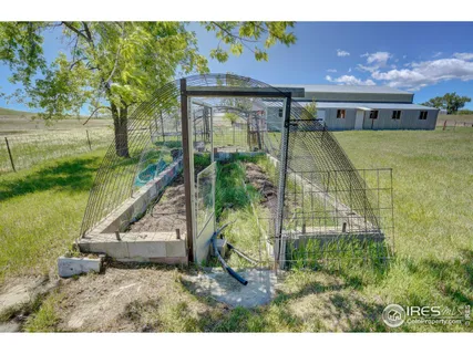a view of an outdoor space with mountain view