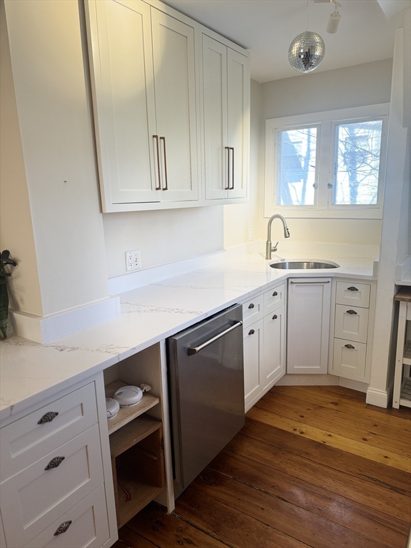 66 Oak Street, Unit 2 Boston, MA 02136 - Photo 1 of 17 a view of a kitchen with wooden floor