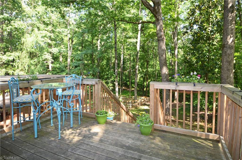 1025 Huntingdon Road Winston-Salem, NC 27104 - Photo 21 of 26 Deck overlooking back yard.