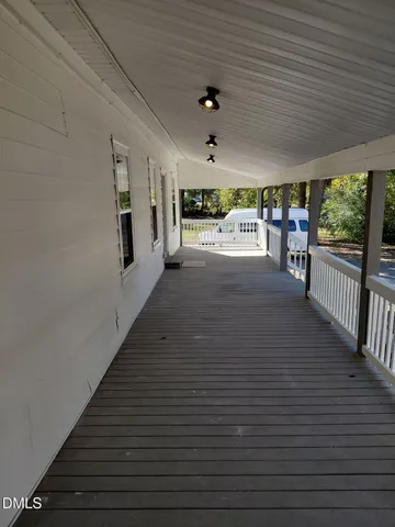 a view of a porch