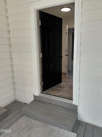 a view of front door door