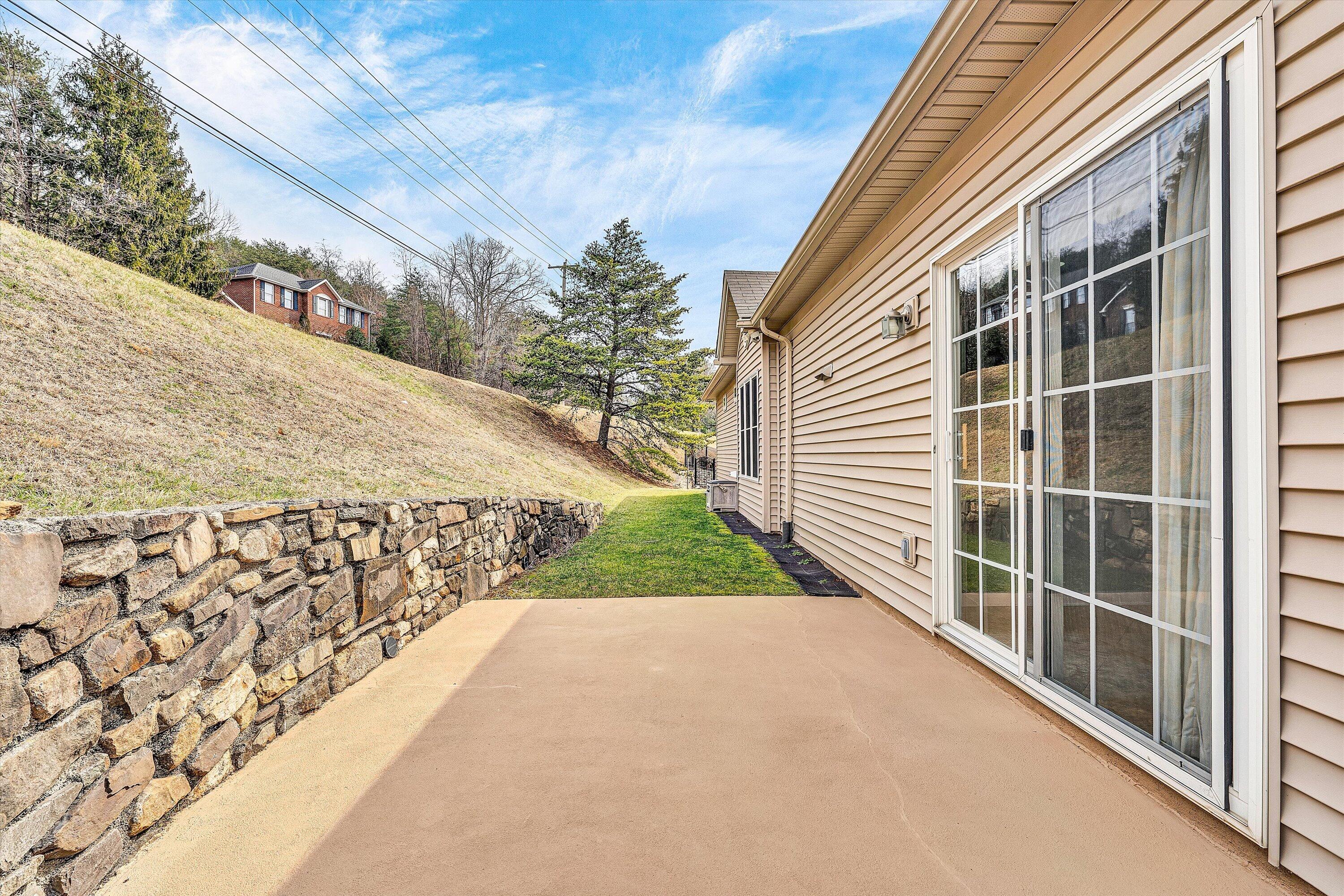 1365 Aarons Run Circle Salem, VA 24153 - Photo 28 of 35 a view of a backyard with pathway