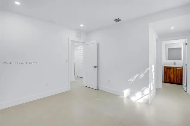 a view of empty room