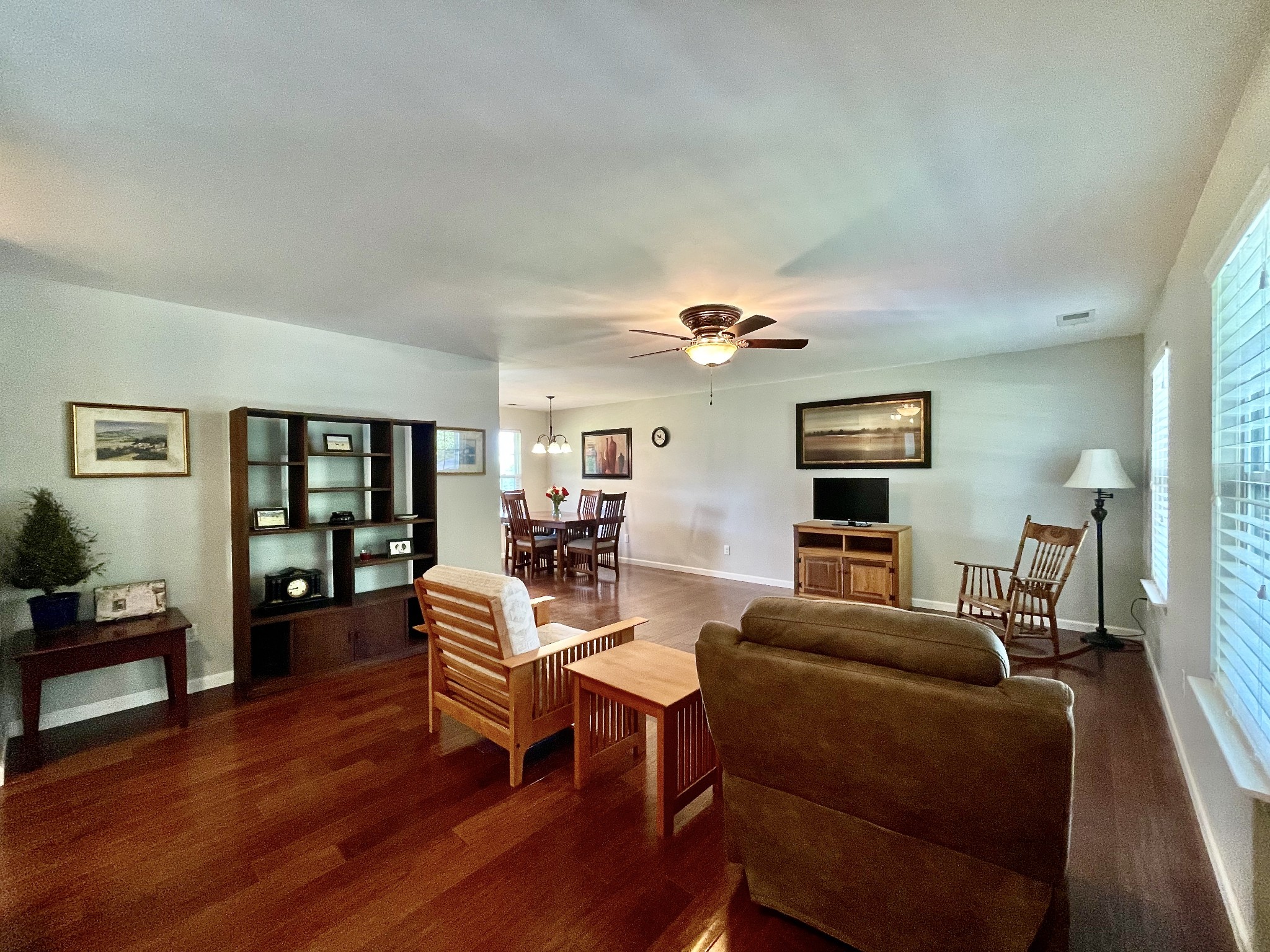 594 Murrell Road Dickson, TN 37055 - Photo 9 of 35 a living room with furniture lamps and wooden floor